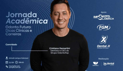 Fundador da maior rede de hospitais odontológicos da América Latina palestra na Univali Be Dental School